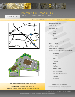 PRIME RT 85 PAD SITES - Turning Point Commercial