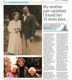 My mother just vanished. I found her 35 years later