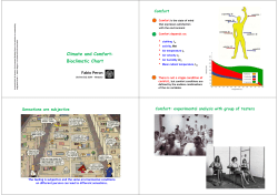 Climate and Comfort: Bioclimatic Chart
