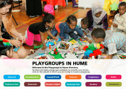 playgroups in hume - Hume City Council