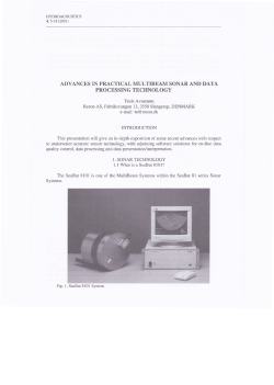 Advances in practical multibeam sonar and data processing