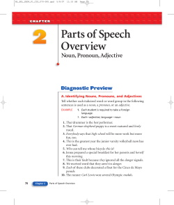 The Pronoun - Voorhees Township Public Schools