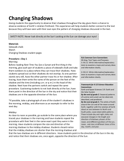 Changing Shadows