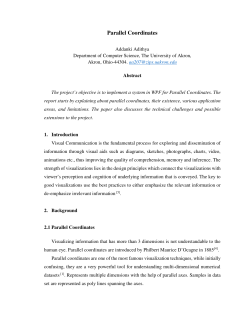 Parallel Coordinates - Computer Science