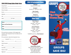 groups - Cabrillo Music Theatre