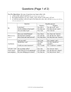 Questions (Page 1 of 2)