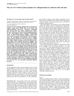 The use of Nt-butyl hydroxylamine for