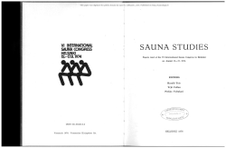 sauna studies