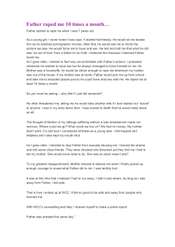 Father raped me 10 times a month&hellip;