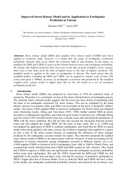 Improved Stress Release Model and its Application to Earthquake