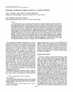 40 - Association for the Sciences of Limnology and Oceanography