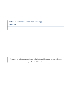 National Financial Inclusion Strategy