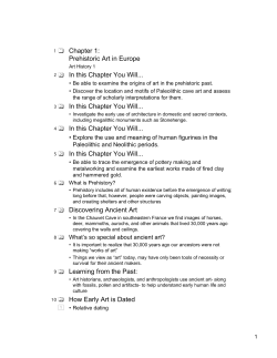 Prehistoric Art in Europe