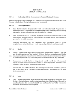 section 7 design standards - City of Brainerd, Minnesota