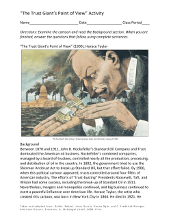“The Trust Giant`s Point of View” Activity
