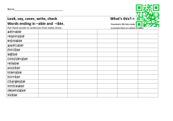 Look, say, cover, write, check What`s this?