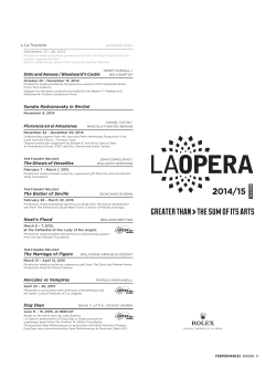 La Traviata Dido and Aeneas / Bluebeard`s Castle Sondra