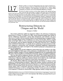 Chiapas and the World