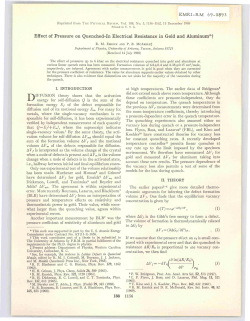 Effect of Pressure on Quenched-In Electrical Resistance in Gold and