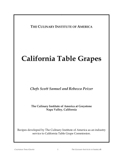 California Table Grapes