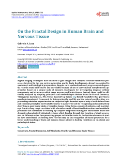 On the Fractal Design in Human Brain and Nervous Tissue