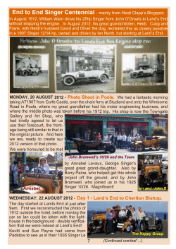 Mascot Sept-Oct 2012 - Association of Singer Car Owners