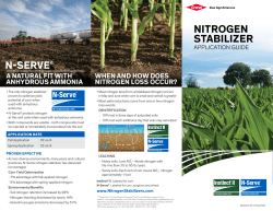nitrogen stabilizer - The DOW Chemical Company