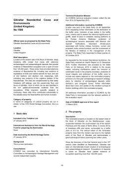 Gibraltar Neanderthal Caves and Environments (United Kingdom