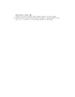 Mock Exam 1