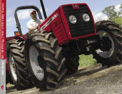 44 &ndash; 85 PT O hp, 2 WD / 4 WD Utility T ractors