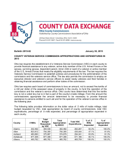 CDE Bulletin 2015&ndash;02 - County Commissioners` Association of Ohio
