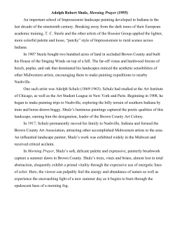 Adolph Robert Shulz, Morning Prayer (1955)