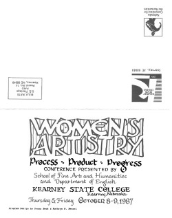 Brochure that was sent out - University of Nebraska at Kearney