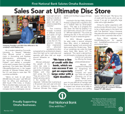 Sales Soar at Ultimate Disc Store