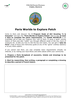 Paris Worlds to Explore Patch