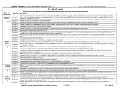 Sixth Grade - Pasco County Schools