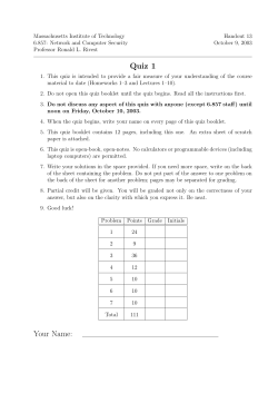 Quiz 1