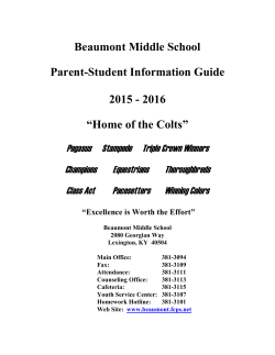 Beaumont Middle School - Fayette County Public Schools