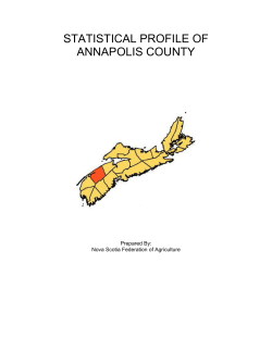 statistical profile of annapolis county