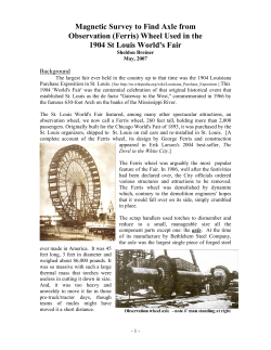 Magnetic Survey for Axel from Observation (Ferris)