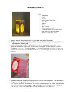 milk carton lantern