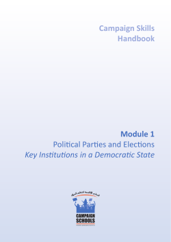 Module 1: Political Parties and Elections