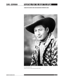 carl gorman fighting for the right to speak