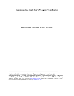 Deconstructing Each Item`s Category Contribution