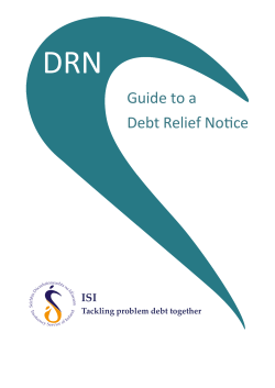 Detailed Guide to DRN March 2016 (PDF size 350KB)