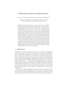 Retrieving Actions in Group Contexts