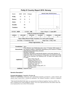 Norway - Systemic Peace