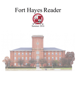 2016 Fort Hayes Reader - Fort Hayes Metropolitan Education Center