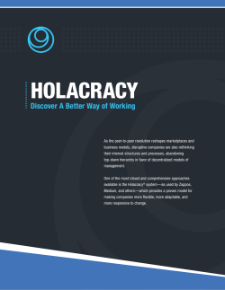holacracy - Lead Together