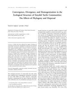 Convergence, Divergence, and Homogenization in the Ecological